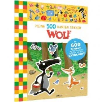 Meine 500 bunten Sticker: Wolf