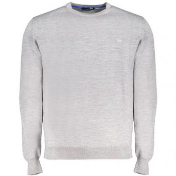Harmont & Blaine Wool Pullover with Logo Embroidery