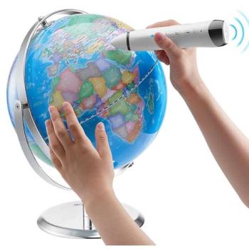 TerraLumière – 228 mm, Globe Éducatif avec Lumière LED