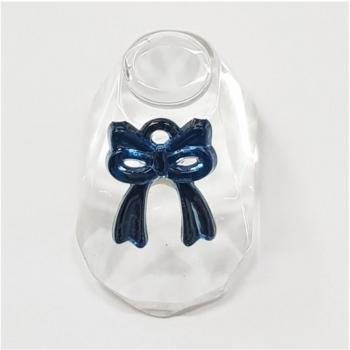 Chaussures en Verre Bleu Bonbonnières Baptême Bébé