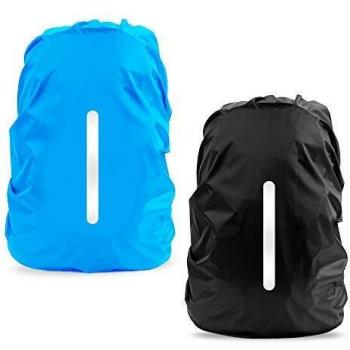 LAMA Wasserfestes Regenschutzset – Reflektierende Hülle für Schulranzen und Outdoor‑Rucksack (XS, 10L/17L)