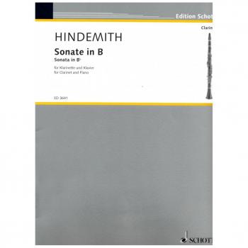 HINDEMITH-Sonata en Sib (1939) para Clarinete y Piano