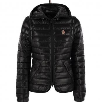 Moncler Women’s Black XS Down‑Coat for Outdoor Use