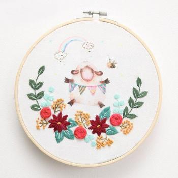 Pack de broderie pour débutants animaliers
