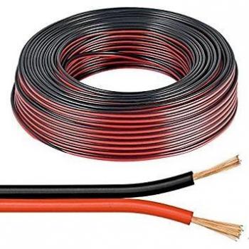 10m Red & Black 0.5mm Loud Speaker Cable Wire Ideal for Car Audio & Home HiFi