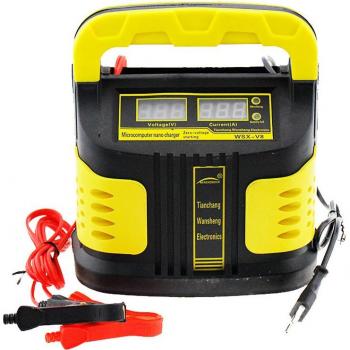 Chargeur rapide auto‑détection 12 V acide au plomb