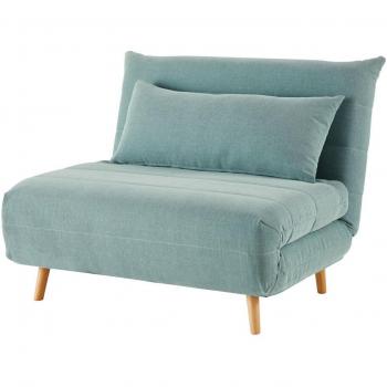 Canapé vintage 2 places en velours rose