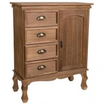 Console en bois chocolat