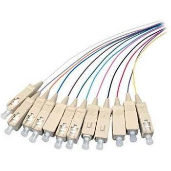 Set 12 pigtail fibra ottica multimodale om2 sc 50/125 2 m