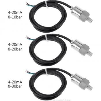 Sensor Presión 1/8” 0‑30 bar – Entrada 8‑32 V, Salida 4‑20 mA y DC 12/24 V