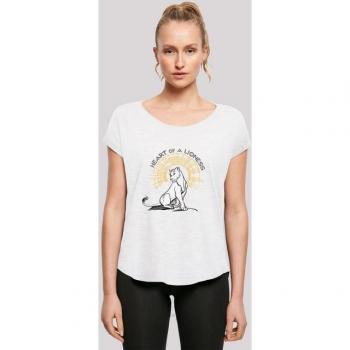 Disney König der Löwen – F4NT4STIC T-Shirt mit Herz-Print, Damen XS, weiß
