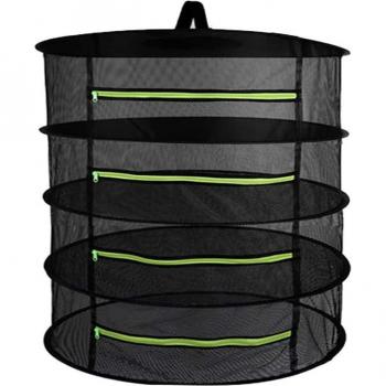 4-Layer Mesh Drying Rack with Zipper for Buds and Flowers
