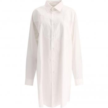 Maison Margiela Cotton Poplin Chemisier Dress