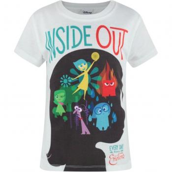 Inside Out Mädchen Kleidungsstück – Sublimations-Charakter, 3–4 Jahre, weiß