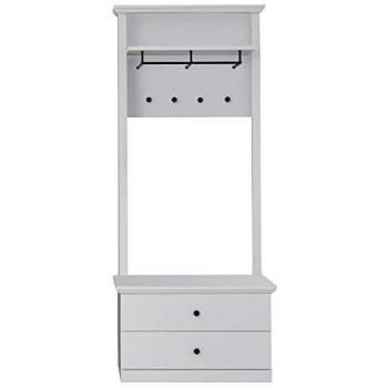 Garderobe 2-tlg Baxter im Landhausstil Weiß