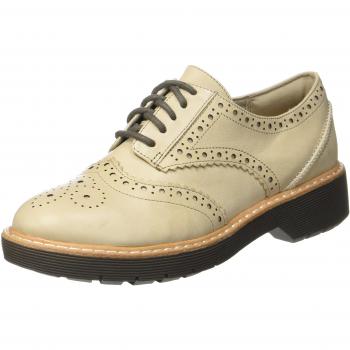 Clarks Damen Witcombe Echo Oxfords, Sand, 37.5 EU