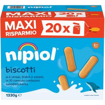 Biscotti Maxi Économie 6 Céréales Nipiol 1.330g
