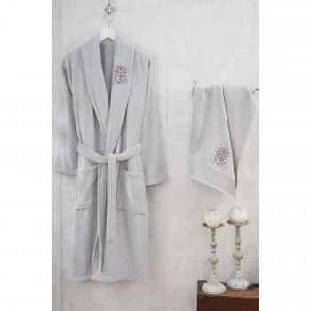 Albornoz de felpa para hombre, talla M/L