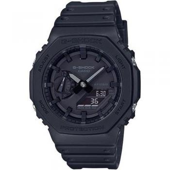CASIO Perfect Size GA‑2100 1A1JF Ronde Carbon Digitale Analoge Horloge