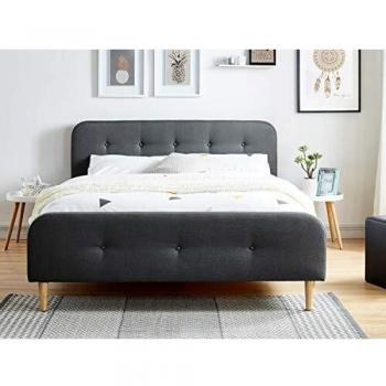 Lit Standard Scandinave 140x190 – Sommier à Latte – Mark