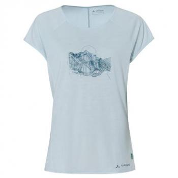 Tee-shirt Femme VAUDE Tekoa II Bleu 38