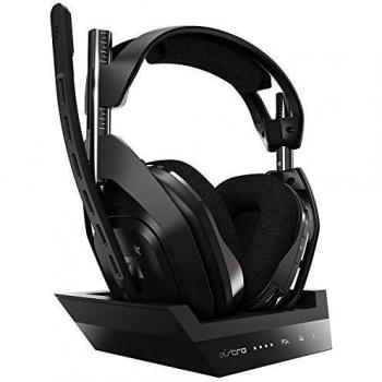 ASTRO A50 Wireless Gaming Headset mit Ladestation 2,4 GHz Kabellos für PS5 PS4 PC