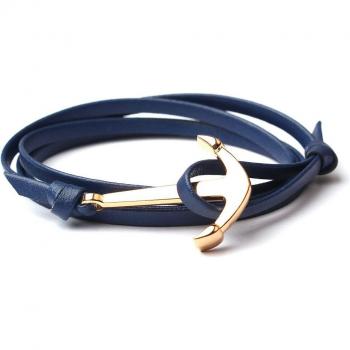 Antique Gold Pirate Anchor Jewelry for Men