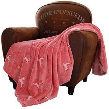 Reindeer Glow Blanket 127x150