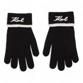 Schwarze Damenhandschuhe von Karl Lagerfeld, Modell 246W3601