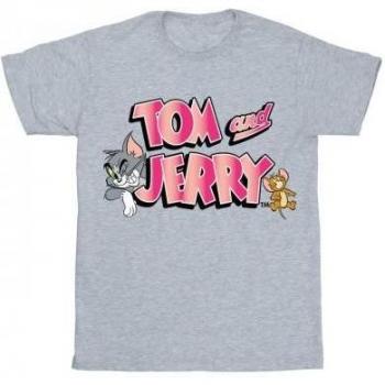 T‑shirt coton pour fille avec logo gradient Tom & Jerry