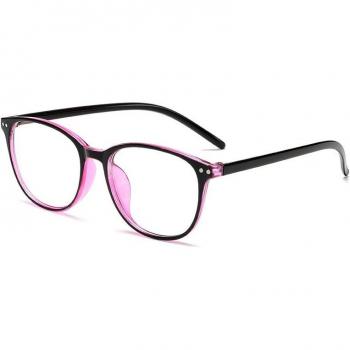 Runde Anti-Blau-Licht Brille für Computer