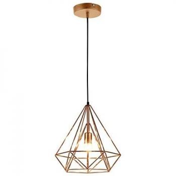 Suspension LUX.PRO Lampe de Plafond LED Vintage Métal Or Rose