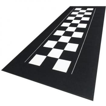 Tapis de Garage Biketek Noir/Blanc 190x80cm