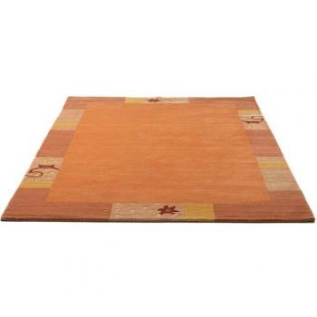 Theko Royal Ganges Handwoven Terracotta Carpet 70x140cm