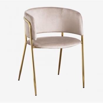 Chaise d’appoint Nalon Doré – Duo, salle à manger