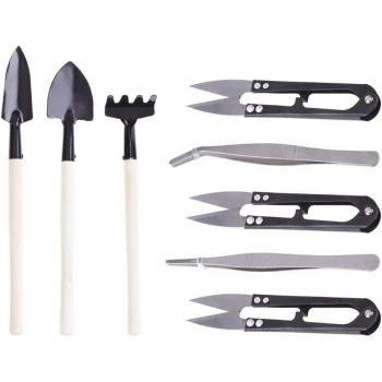 Wood Handle Mini Garden Tool Set for Flowers