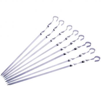 BBQ‑Profi 8‑er – Edelstahl‑Spieße 43 cm
