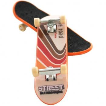 Mini Diapasones 4‑Pack – Monopatín de Dedo con Superficie Mate y Diseño Random
