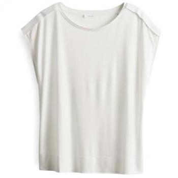 OPUS T-Shirt SESTERN in Creme für Damen, Größe 42