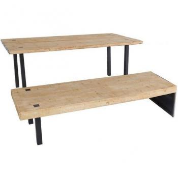 Industrie‑Esszimmer‑Set MCW L75 (200 cm)