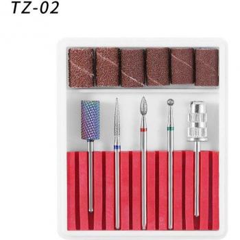 BellyLady Power Nail Kit 5 Brocas y Accesorios