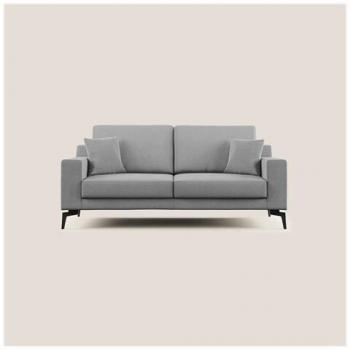 Prestige T11 Divano Moderno – Microfibra Smacchiabile, Grigio, 166 cm