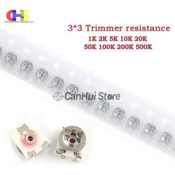 20pcs 3x3 Trimmer Potentiometer SMD 100-100K Ohm