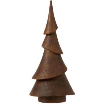 31cm Decorative Brown Fir Sculpture