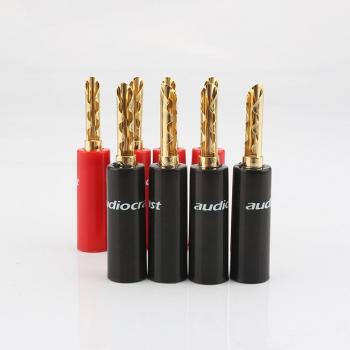 Nakamichi BFA 4 mm Câble Banane 24 k Or – Pack 16 pcs
