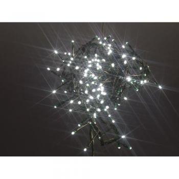 Catena Luminosità a Batteria 60 LED C/Giochi Bianchi Freddo