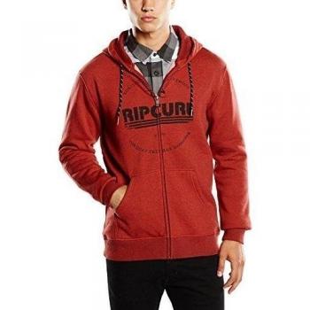 Sudadera para hombre Rip Curl Big Mama Zinc HZ Fleece, color ketchup marle