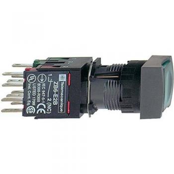 Controlador de Panel Verde Iluminado XB6 Schneider Electric
