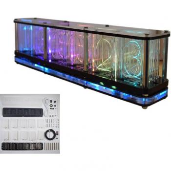 Horloge à spectre musical avec tube lumineux RGB