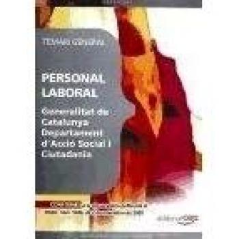 Personal Laboral de la Generalitat de Catalunya. Departament d'Acció Social i Ciutadania. Temari General